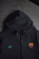 Vintage Nike x FC Barcelona Embroidered Hoodie (L/XL) - Retrospective Store