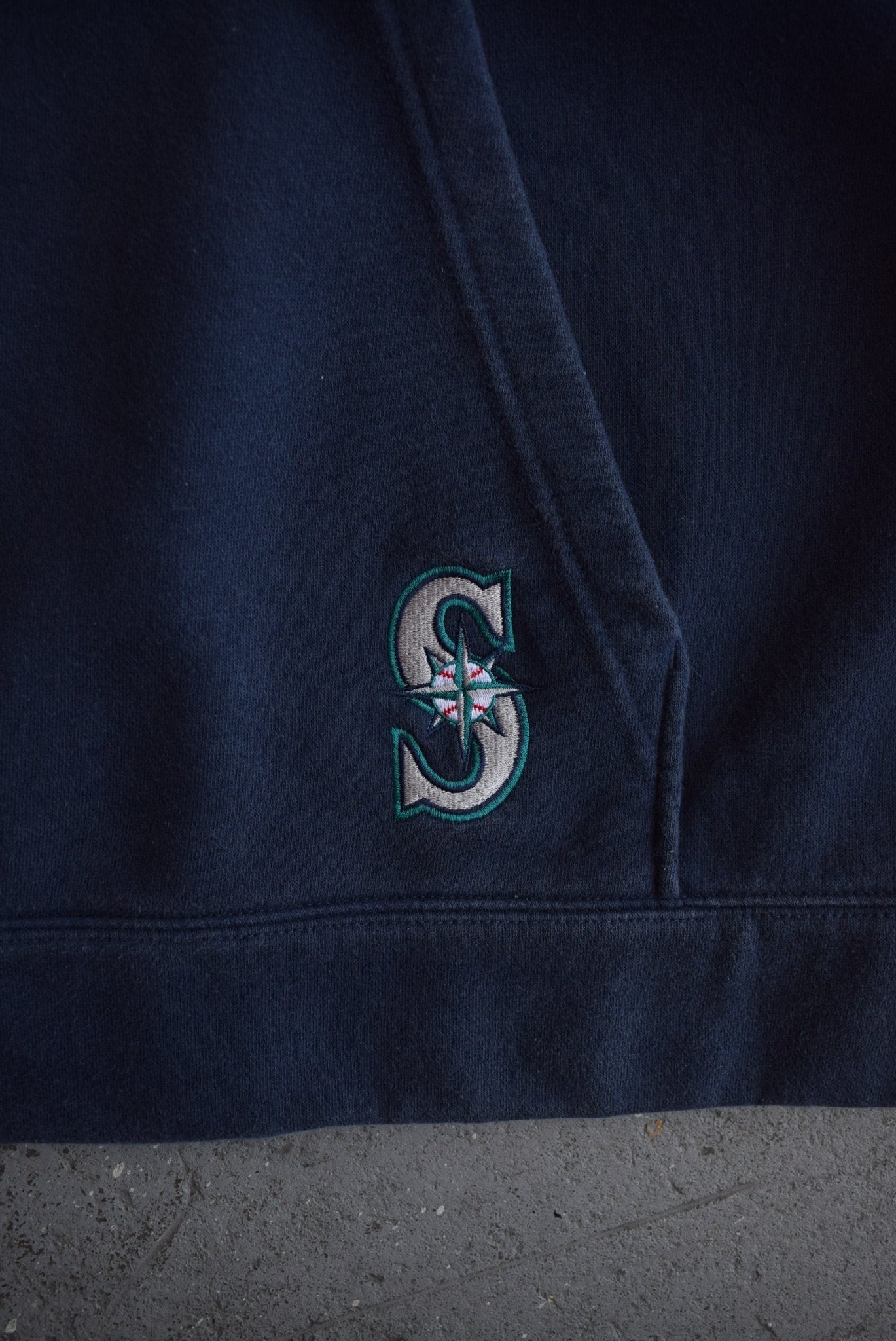 Vintage Nike x MLB Seattle Mariners Embroidered Hoodie (XXL) - Retrospective Store