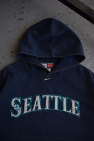 Vintage Nike x MLB Seattle Mariners Embroidered Hoodie (XXL) - Retrospective Store