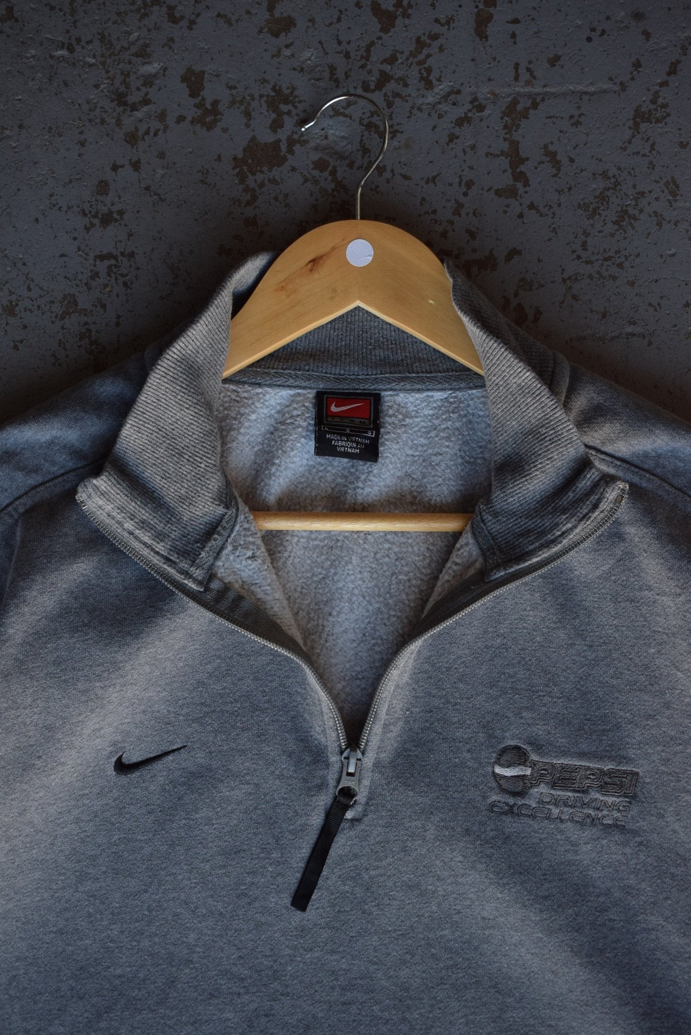Vintage Nike x Pepsi Embroidered Quarter Zip Sweater (XL) - Retrospective Store