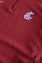 Vintage Nike x Washington State University Embroidered Quarter Zip (M/L) - Retrospective Store