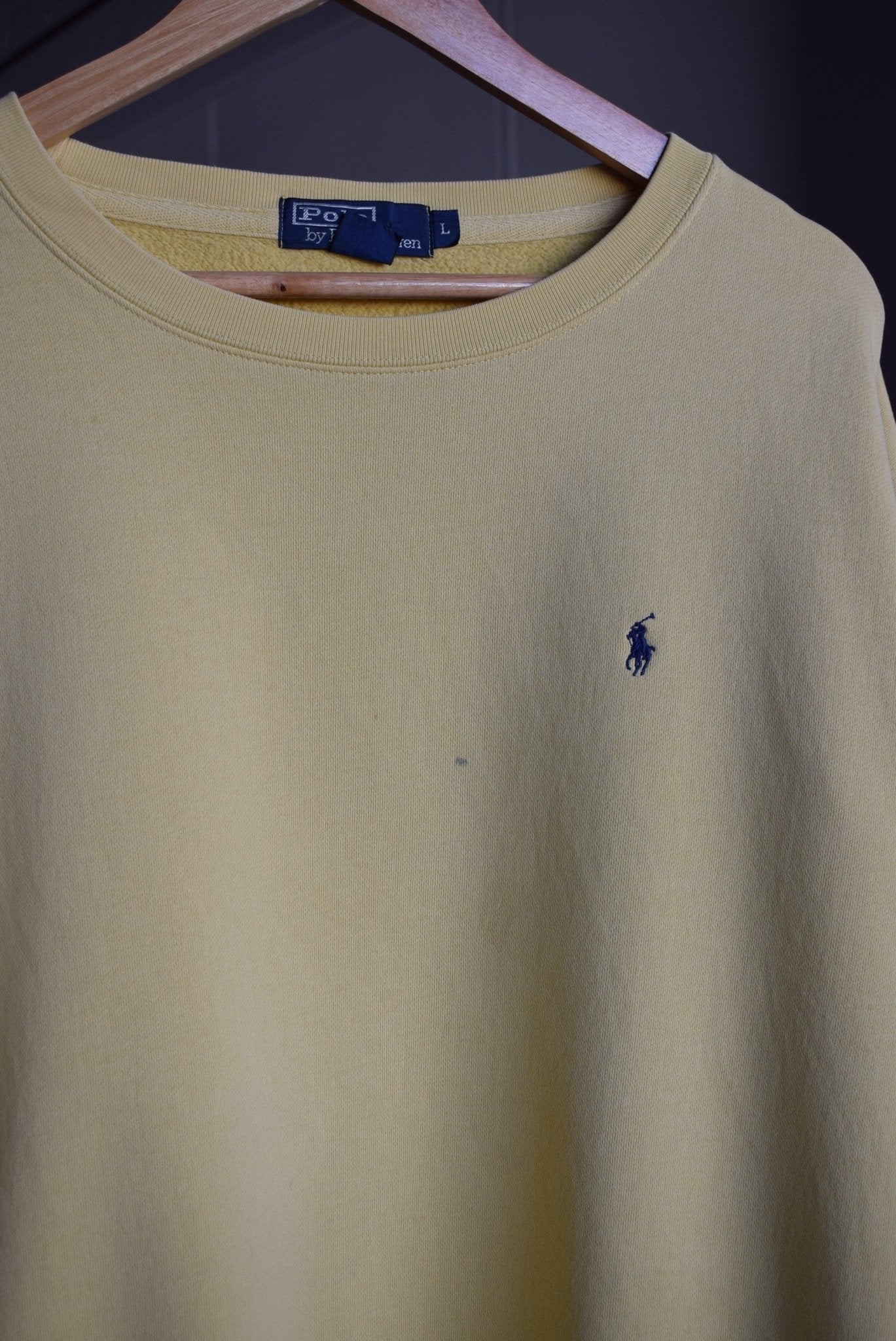 Vintage Polo Ralph Lauren Classic Logo Crewneck (L) - Retrospective Store