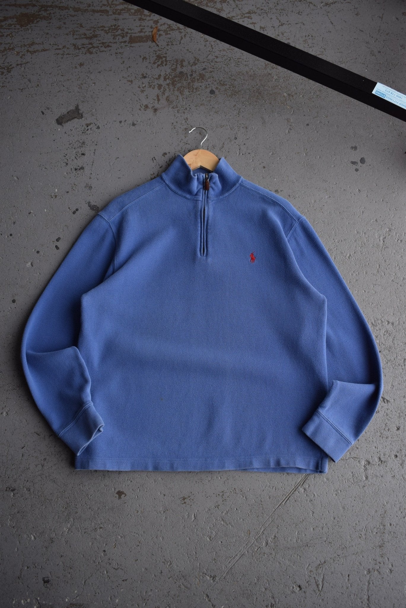 Vintage Polo Ralph Lauren Classic Logo Quarter Zip (M) - Retrospective Store