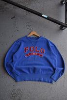 Vintage Polo Ralph Lauren Embroidered Spellout Crewneck (L) - Retrospective Store