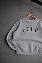 Vintage Polo Ralph Lauren Embroidered Spellout Crewneck (M/L) - Retrospective Store