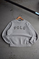 Vintage Polo Ralph Lauren Embroidered Spellout Crewneck (M/L) - Retrospective Store