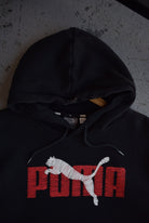 Vintage Puma Spellout Hoodie (L) - Retrospective Store