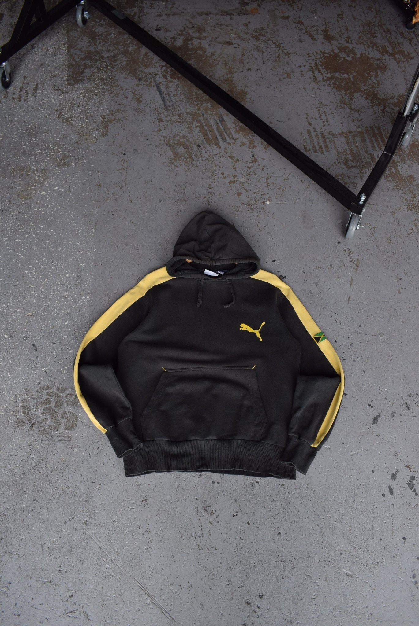 Vintage Puma x Jamaica Embroidered Hoodie M