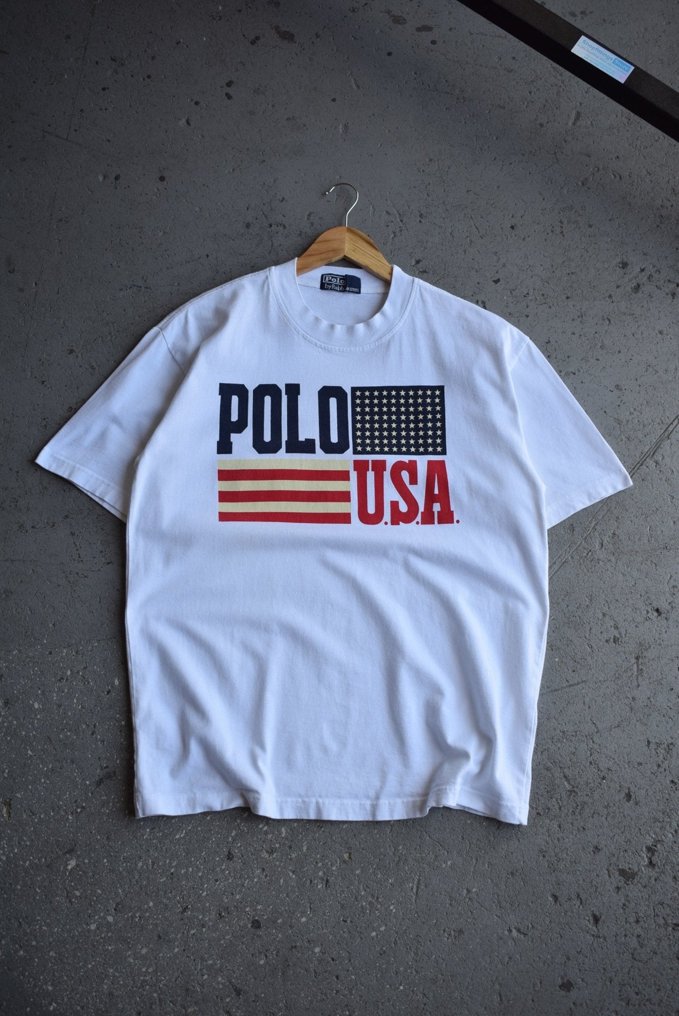 Vintage Ralph Lauren Polo USA Tee (M/L) - Retrospective Store