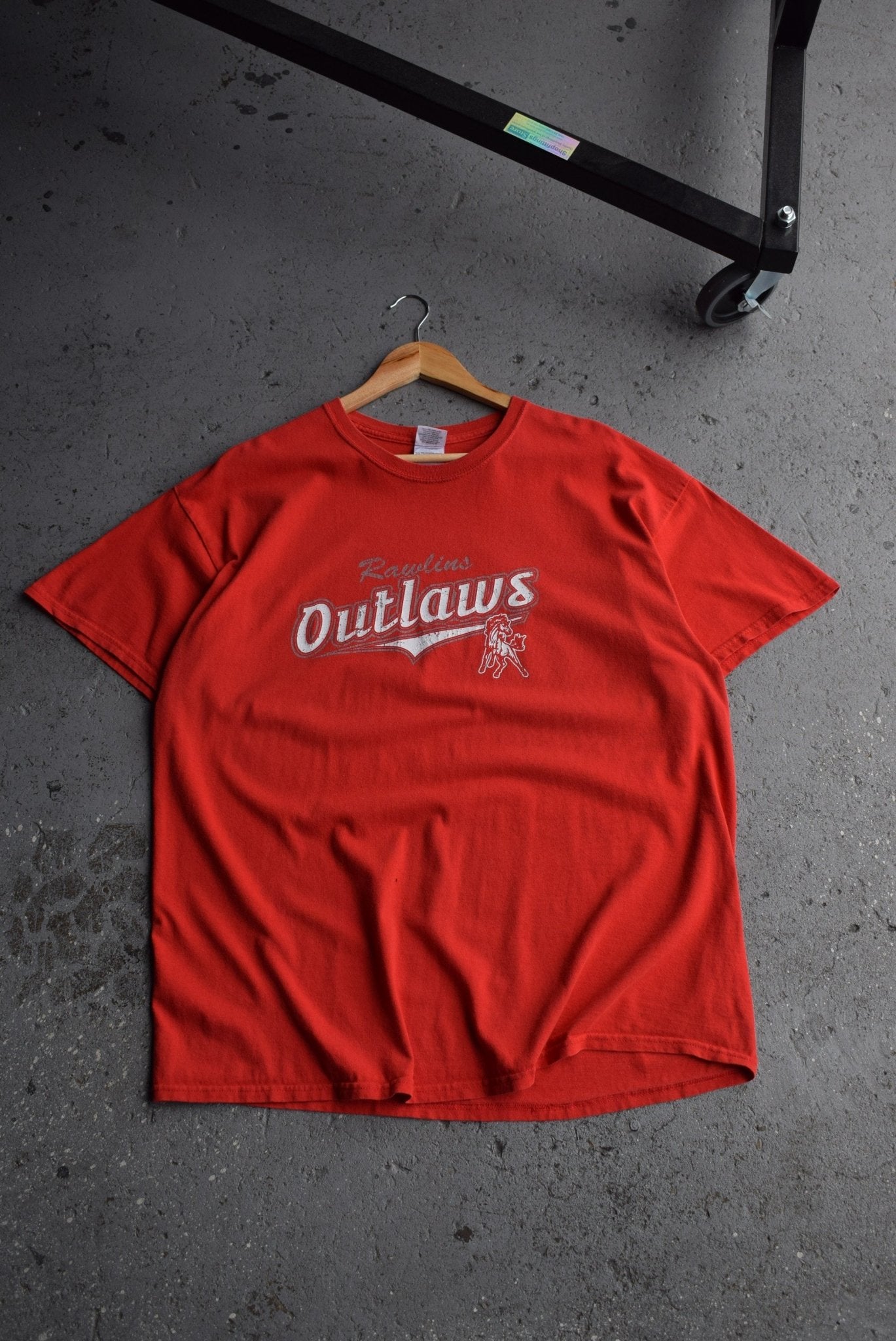 Vintage Rawlins Outlaws High School Tee (XL) - Retrospective Store