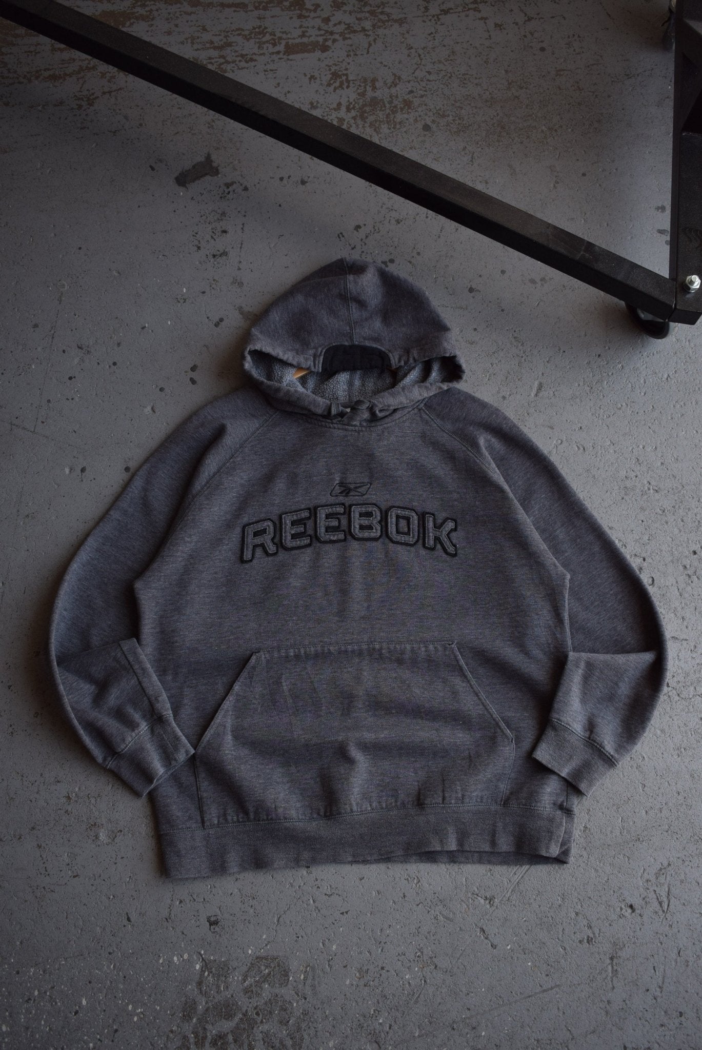 Vintage Reebok Embroidered Spellout Hoodie (M) - Retrospective Store