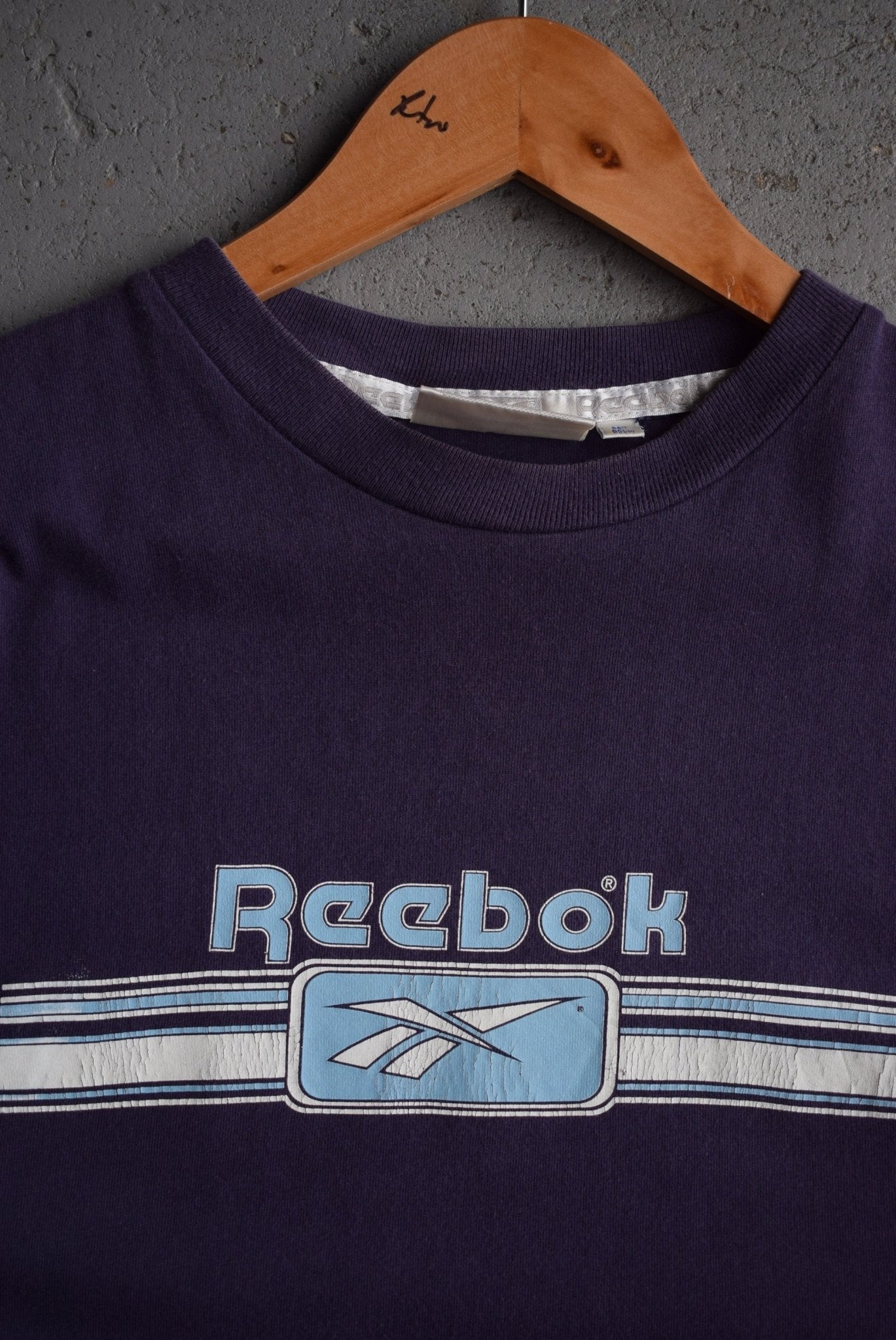 Vintage Reebok Spellout Tee (M) - Retrospective Store