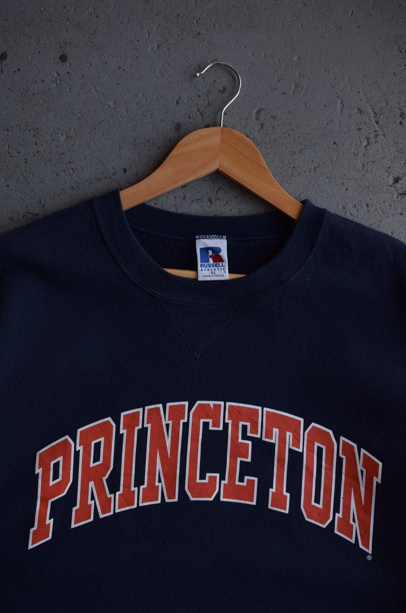 Vintage Russell Athletic x Princeton University Crewneck (XL) - Retrospective Store