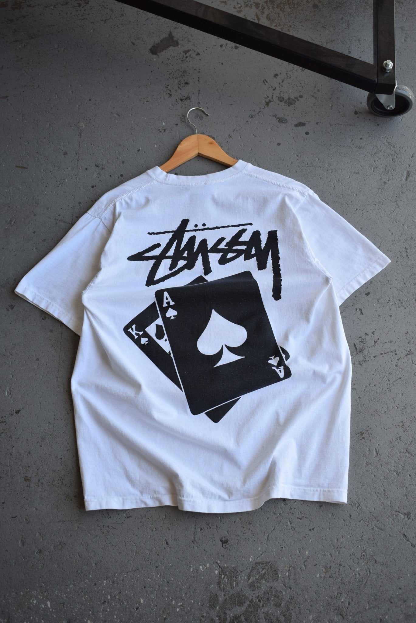 Vintage Stussy Playing Cards Tee (M) - Retrospective Store