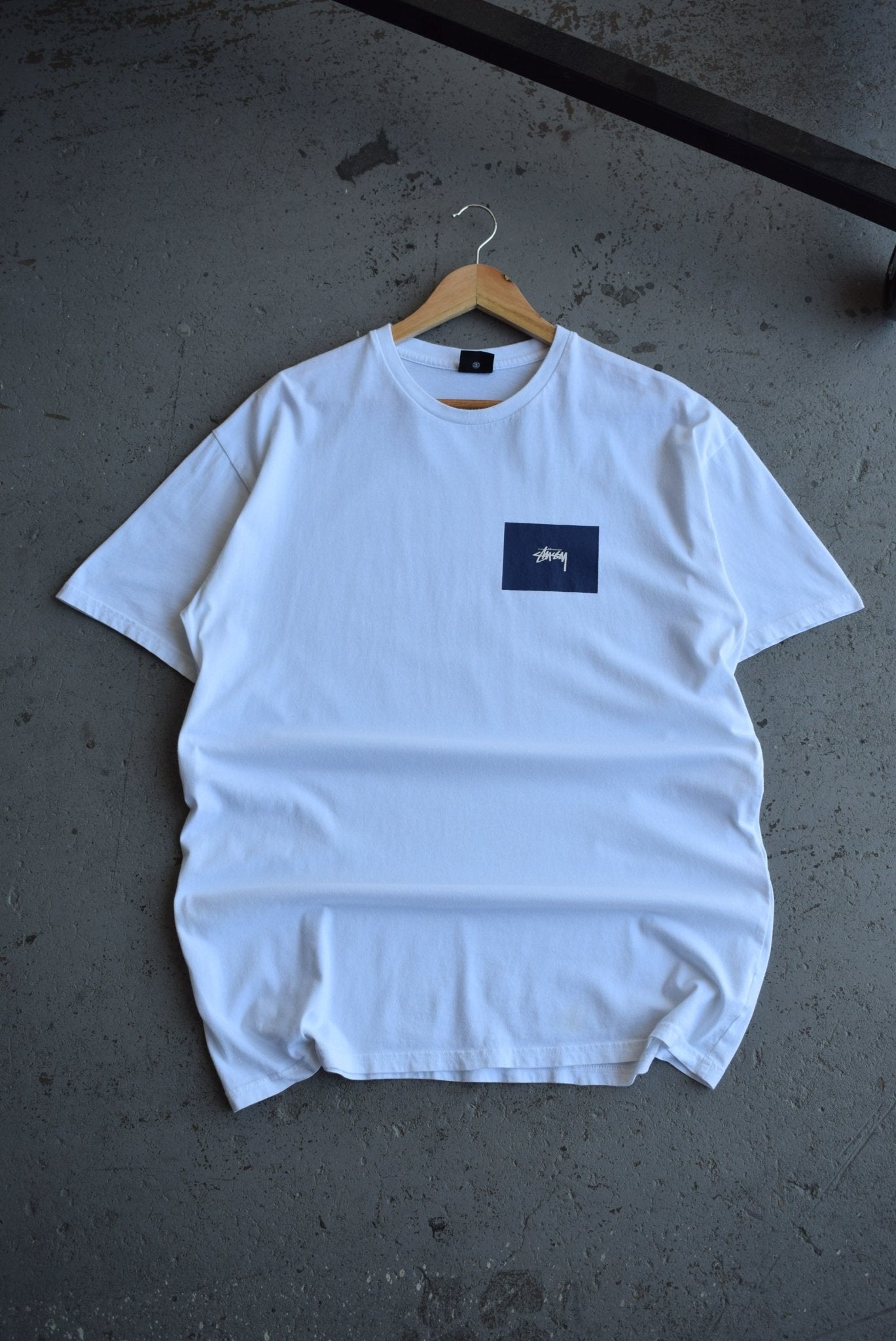 Vintage Stussy Spellout Tee (L/XL) - Retrospective Store