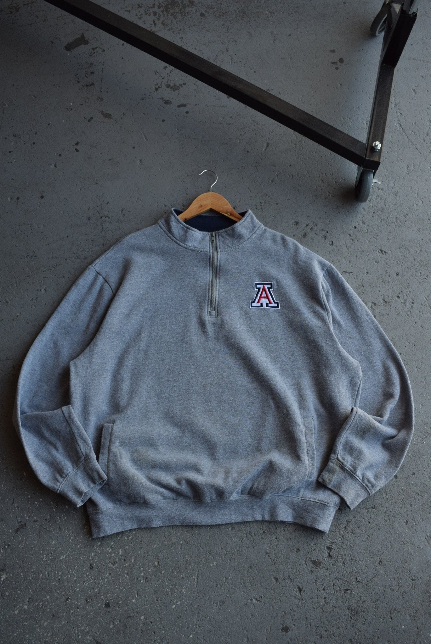 Vintage University of Arizona Embroidered Quarter Zip (XXL) - Retrospective Store