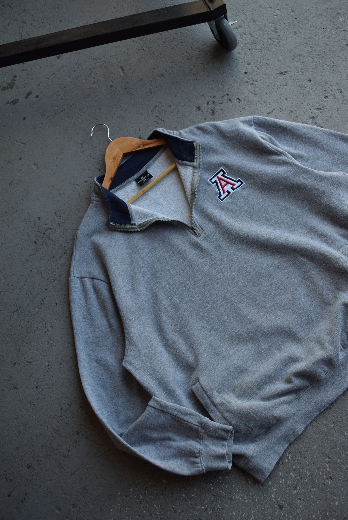 Vintage University of Arizona Embroidered Quarter Zip (XXL) - Retrospective Store