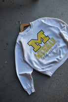 Vintage University of Michigan Wolverines Crewneck (S) - Retrospective Store