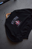 Vintage University of Wisconsin Badgers Embroidered Crewneck (L/XL) - Retrospective Store